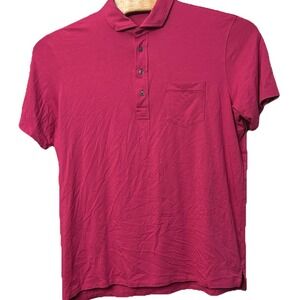 Greyson Golf Polo Hot Pink Short Sleeve Shirt Size XL Solid Lightweight‎ Stretch